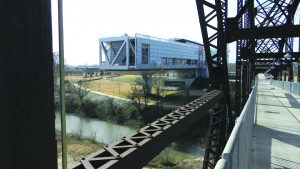Above: McClelland was the civil engineering firm for the Williams Jefferson Clinton Library and the Clinton Presidential Park Bridge. 